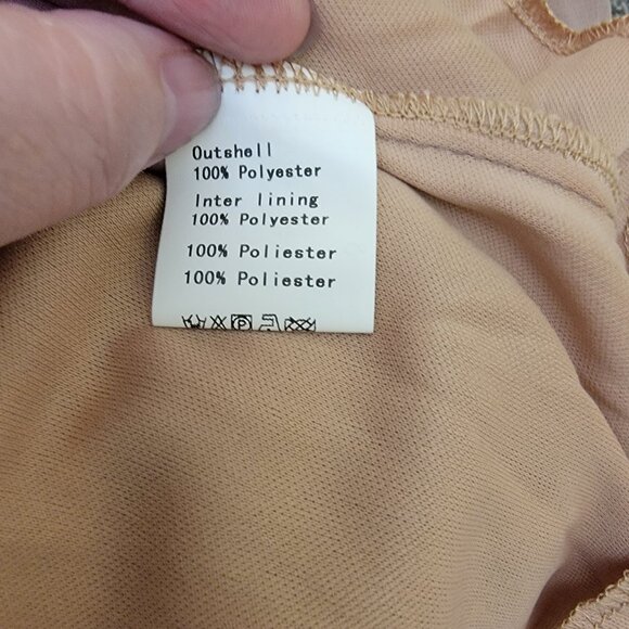 Oh My Julian Mini Dress Ruffle Front Prom/Bridesmaid Dress, Y2K NWT Blush Medium - Picture 6 of 7